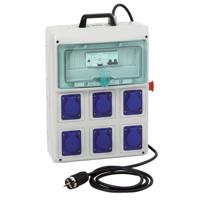 pfr10103 Schneider Electric, Kaedra IP44 Light Grey Surface Mount 2P + E Distribution Unit Plug, Socket, Rated At 16A, 230 V