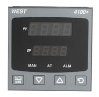 p4100-2100-0000 West Instruments P4100 PID Temperature Controller, 96 x 96 (1/4 DIN)mm, 1 Output Relay, 100 → 240 V ac Supply Voltage