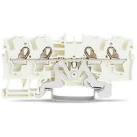2004-1408 WAGO  TOPJOB S Series White, 4mm², 1-Level, Push In Termination, CSA