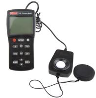 146-4652 RS PRO Light Meter, 0.01 fc, 0.1 lx to 99990lx, ±0.02 (XY/800 lx % @ Standard Illuminant A Measured), ±3 (EV