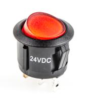 273-025 RS PRO Illuminated SPST, On-Off Rocker Switch Panel Mount