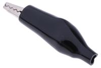 63-26606e-pktsof-10 Orbitec Crocodile Clip, Black