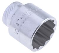 03010030 STAHLWILLE 1/2 in Drive 30mm Standard Socket, 12 point, 45 mm Overall Length