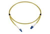 flcxxs2-lclcdy-020m HellermannTyton Connectivity LC to LC Tight Buffer OS2 Single Mode OS2 Fibre Optic Cable, 3mm, Yellow, 2m