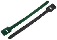 179-7169 RS PRO Cable Tie, Hook and Loop, 225mm x 25 mm, Green Nylon, Pk-10