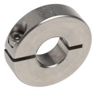 encl30-12mm-ss Ruland Shaft Collar, One Piece, Clamp Screw, Bore 12mm, OD 30mm, W 8mm, Stainless Steel