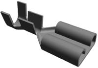 42219-1 TE Connectivity FASTON .250 Uninsulated Female Spade Connector, Receptacle, 6.35 x 0.81mm Tab Size, 0.8mm² to 2mm²