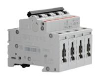 2cds274001r0254-s204m-c-25a-15-ka ABB System Pro M Compact S200M MCB, 4P, 25A Curve C, 125V AC, 440V DC, 25 kA Breaking Capacity