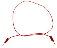 280026-030-22 Staubli 1 mm Connector Test Lead, 3A, 30 V ac, 60V dc, Red, 300mm Lead Length