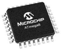 atmega8515l-8au Microchip ATMEGA8515L-8AU, 8 bit AVR, ATMEGA8515L Microcontroller, 8 MHz, 8kB FLASH, 44-Pin TQFP