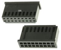 280513 TE Connectivity, AMPMODU MOD II Female Connector Housing, 2.54mm Pitch, 18 Way, 2 Row