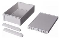 96016335-b-261709-pc-v0-7035 Bopla Bocube Series Light Grey Polycarbonate V0 Enclosure, IP66, IP68, IK07, Light Grey Lid, 271 x 170 x 90mm