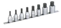 sc-j8r SAM 8-Piece 1/2 in Bit Socket Set , Hex Bit