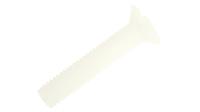 232-6969 RS PRO Slot M5 Countersunk Nylon Machine Screws DIN 963 x 25.0mm