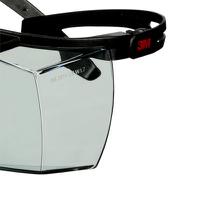 sf3750asp-blk-eu 3M Secure-Fit 3700 OTG, Scratch Resistant Safety Goggles with Grey Lenses