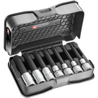 svlj7apb Facom 7-Piece Metric 1/2 in Bit Socket Set , XZN