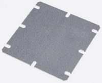 miv-125-mounting-plate Fibox Steel Mounting Plate, 1.5mm H, 98mm W, 98mm L for Use with MNX Series