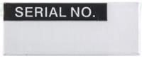 445-3616 RS PRO Adhesive Pre-Printed Adhesive Label-Serial No.-. Quantity: 180