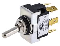 awtp1504 TE Connectivity Toggle Switch, Panel Mount, On-Off-On, DPDT, Tab Terminal