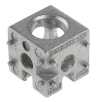 3842549864 Bosch Rexroth M6 Corner Cube Kit, Connecting Component, Strut Profile 30 mm, Groove Size 8mm