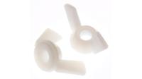 232-6992 27.3mm Plain Nylon Wingnut, M6