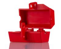 161-5876 RS PRO Red 2-Lock Polypropylene Plug Lockout, 9mm Shackle, 12.75mm Attachment