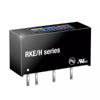 rke-1205sh Recom RKE/H DC-DC Converter, 5V dc/ 200mA Output, 10.8 → 13.2 V dc Input, 1W, Through Hole, +85°C Max Temp -40°C