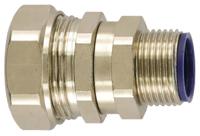 ltp40-m40-s Flexicon Straight, Swivel, Conduit Fitting, 40mm Nominal Size, M40, Brass IP66, IP67, IP68, IP69K rating