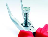 n141-49-vde-205-sb NWS N141 Long Nose Pliers, 205 mm Overall, VDE/1000V