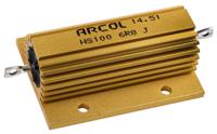 hs100-6r8-j Arcol, 6.8Ω 100W Wire Wound Chassis Mount Resistor HS100 6R8 J ±5%