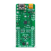 mikroe-6174 MikroElektronika USB Type C Power Sink Controller From Infineon USB Power Controller for CYPD3178 for Applications Such