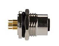 t4141412051-000 TE Connectivity Circular Connector, 5 Contacts, Rear, M12 Connector, Plug, Female, IP67, M12 Series