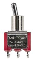 734-7104 RS PRO Toggle Switch, PCB Mount, On-(On), SPDT, Through Hole Terminal