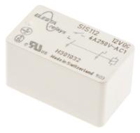 sis-112-12vdc Elesta PCB Mount Force Guided Relay, 12V dc Coil Voltage, 2 Pole, DPST