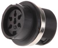 t3427000 Amphenol Industrial Circular Connector, 6 Contacts, Panel, M16 Connector, Socket, Female, IP40, signalmate C091 Series