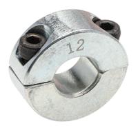 145-624 RS PRO Shaft Collar, Two Piece, Clamp Screw, Bore 12mm, OD 28mm, W 11mm, Steel