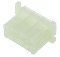 180904-0 TE Connectivity, AMP FASTIN-FASTON 6 Way Nylon 66 Crimp Terminal Housing, 6.35mm Tab Size, Natural
