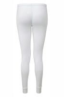 bz1552w-08 PULSAR White Polyester Thermal Long Johns, XS