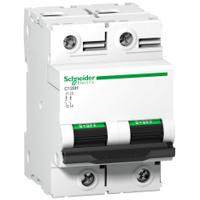 a9n18503 Schneider Electric C120 Acti9 C120 MCB, 2P, 125A Curve D, 380 → 415V AC, 250V DC, 30 kA Breaking Capacity