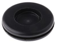 dg-10806 Essentra DG Black PVC 25.5mm Cable Grommet for Maximum of 19mm Cable Dia. DG-10806