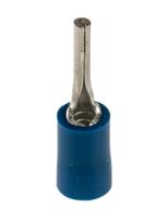 452-647 RS PRO Insulated, Tin Crimp Pin Connector, 1.5mm² to 2.5mm², 16AWG to 14AWG, 1.9mm Pin Diameter, 12mm Pin Length, Blue