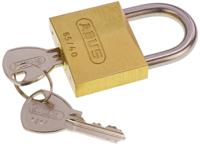 xr0065ib40ka7 ABUS Key Weatherproof Brass, Stainless Steel Weatherproof Padlock, Keyed Alike, 6.5mm Shackle, 40mm Body