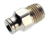 101251248 Norgren, R 1/2 Male to Push In 12 mm, Threaded-to-Tube Connection Style