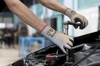 sho386 Showa 386 Grey High Performance Polyethylene, Polyester Work Gloves, Size 7, Nitrile Foam Coating