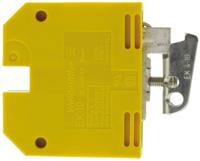 0354660000 Weidmuller 2-Way EK 10 Earth Terminal Block, 14 → 8 AWG Wire, Screw Down, Nylon Housing, ATEX