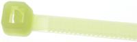 811-1634 RS PRO Cable Tie, Heat Stabilised, 160mm x 4.8 mm, Natural Nylon, Pk-100