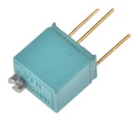 y40531k00000j0l 1kΩ, Through Hole Trimmer Potentiometer 0.25W Top Adjust VPG Foil Resistors, 1240