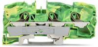 2016-1307 WAGO  TOPJOB S, 2016 Series Green/Yellow, 16mm², Single-Level, Push-In Cage Clamp Termination, ATEX, IECEx