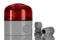 265-5865 RS PRO Red LED Beacon, 12 → 24 V ac/dc, IP65, Base Mount, 100dB at 1 Metre