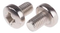 914-1545 RS PRO Pozidriv M8 Pan A2 304 Stainless Steel Machine Screws DIN 7985Z x 12.0mm